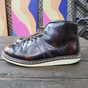 Doc Martens Church Monkey boots. Brown leather size US M 13